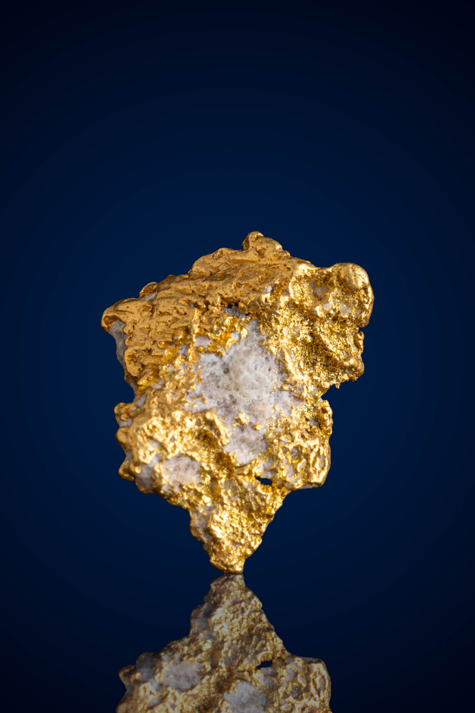 Gorgeous, Sparkling Natural Gold Nugget with Quartz - Alaska - 3.56 grams (image for) Gorgeous, Sparkling Natural Gold Nugget with Quartz - Alaska - 3.56 grams